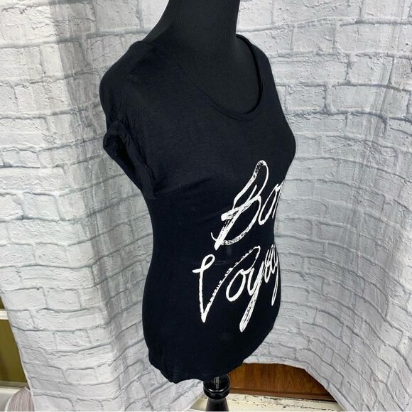 Apt 9 crewneck print shirt black women size XS - Picture 4 of 9